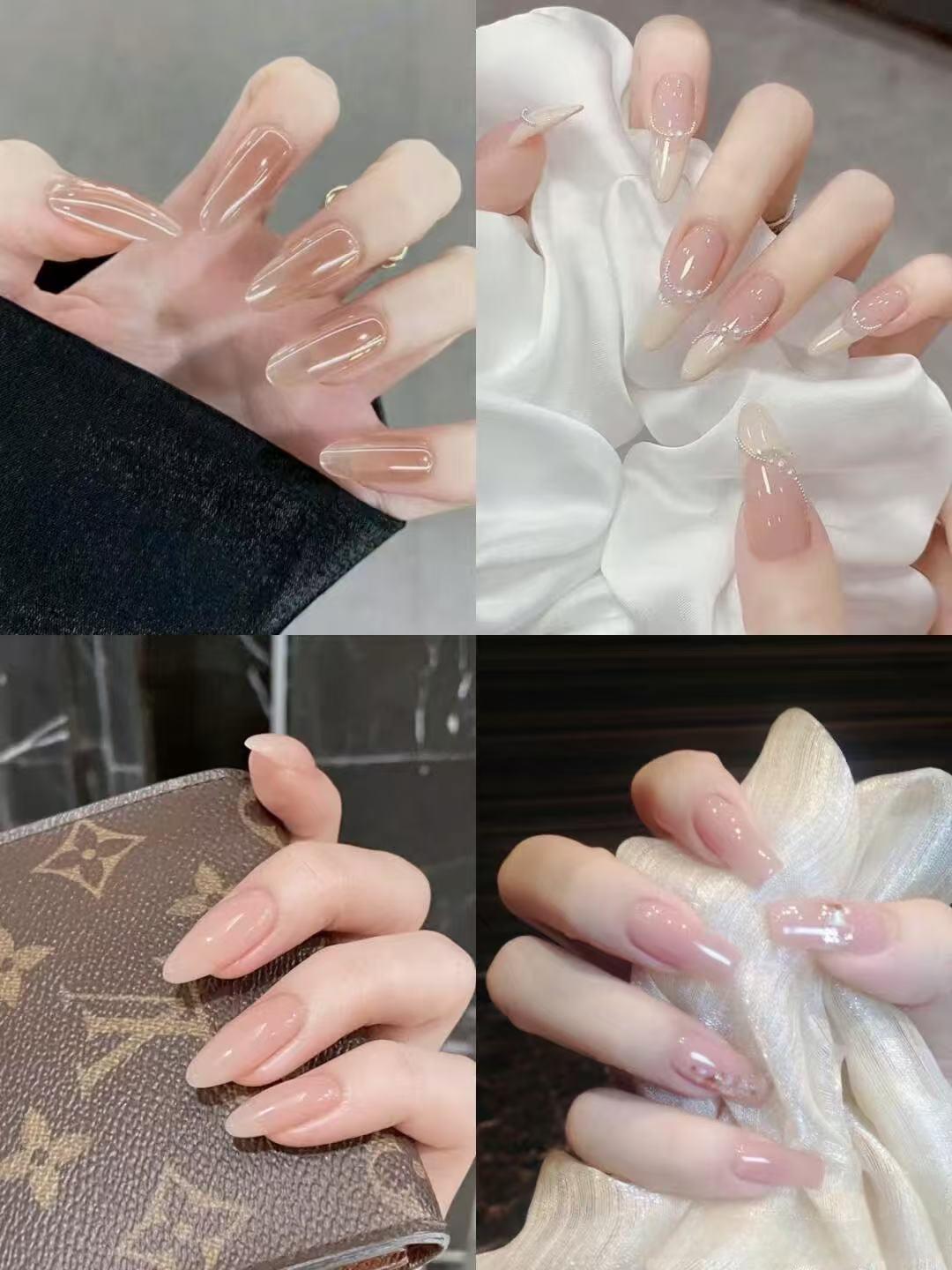 15 Bags Handmade Press On Nails Lucky Bag Open in Live
