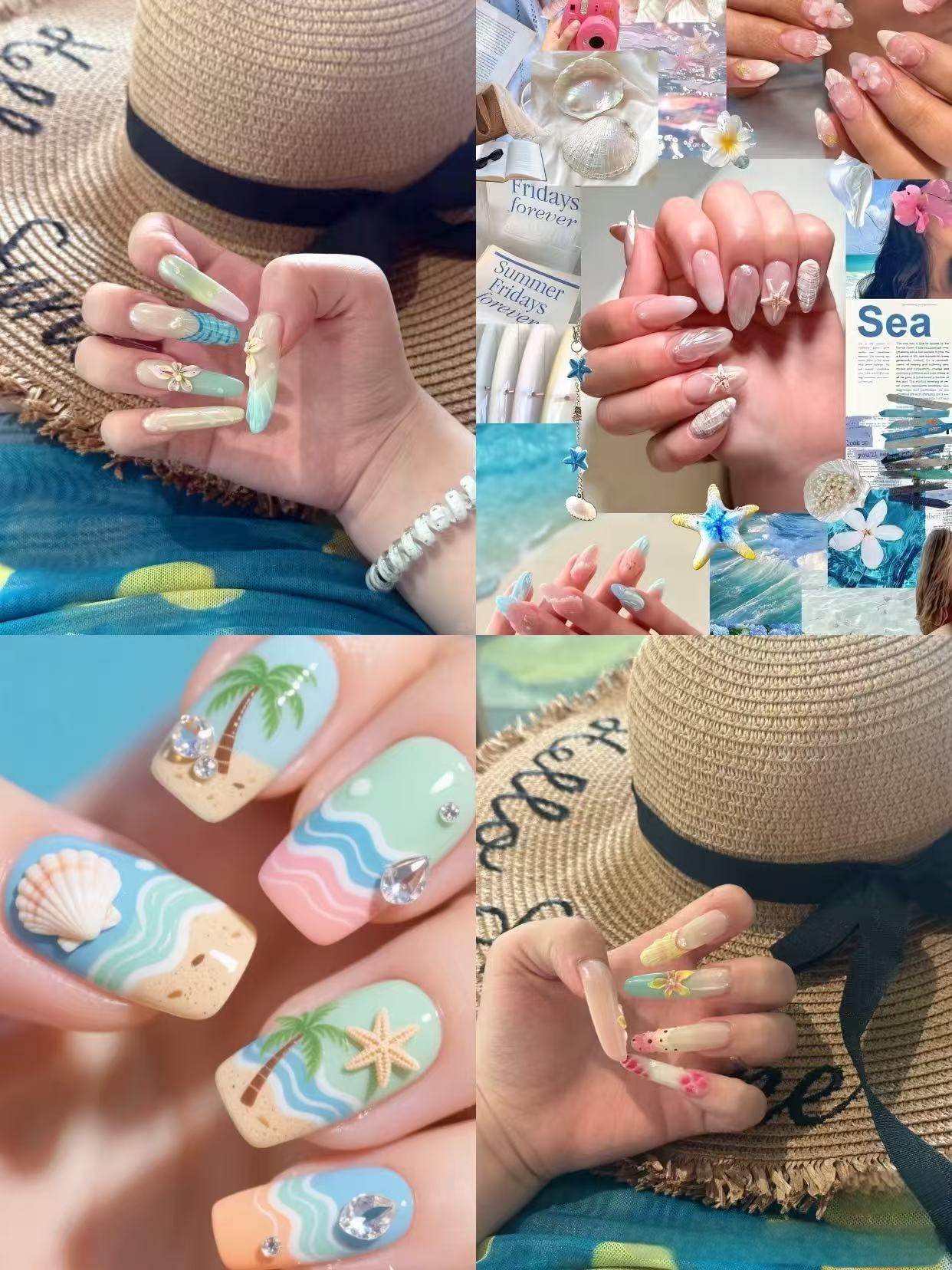 15 Bags Handmade Press On Nails Lucky Bag Open in Live