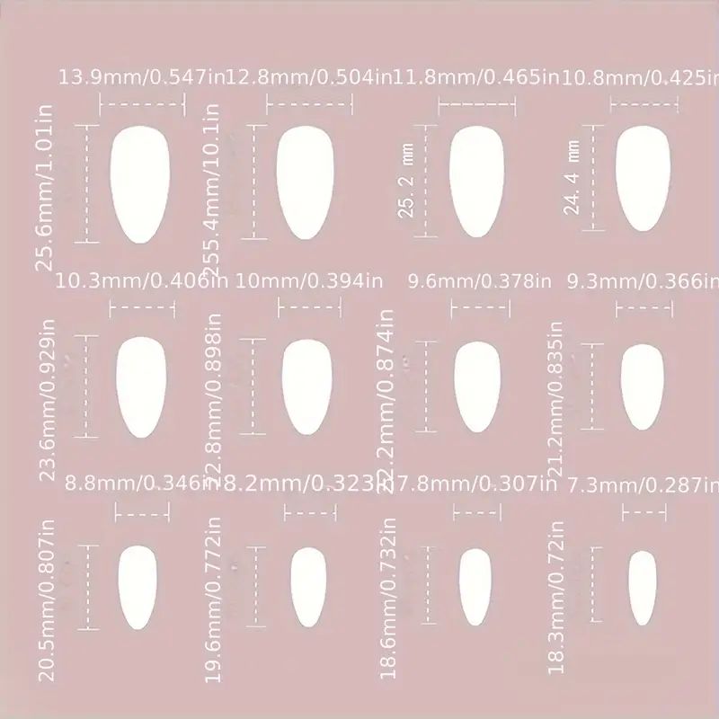 L102 T3 press on nails