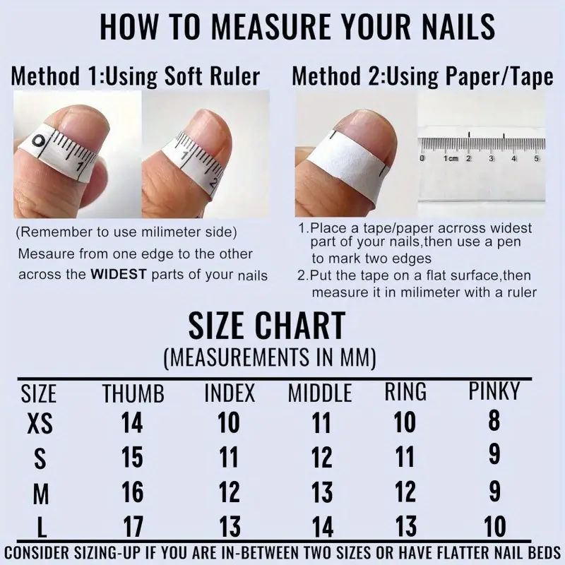L102 T3 press on nails