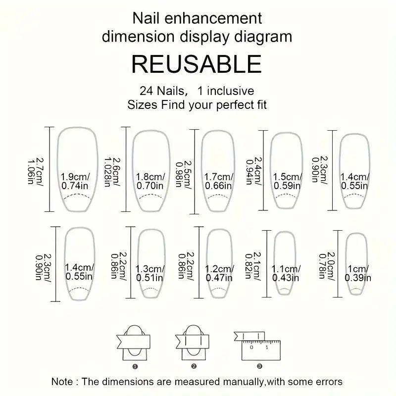 L102 T3 press on nails