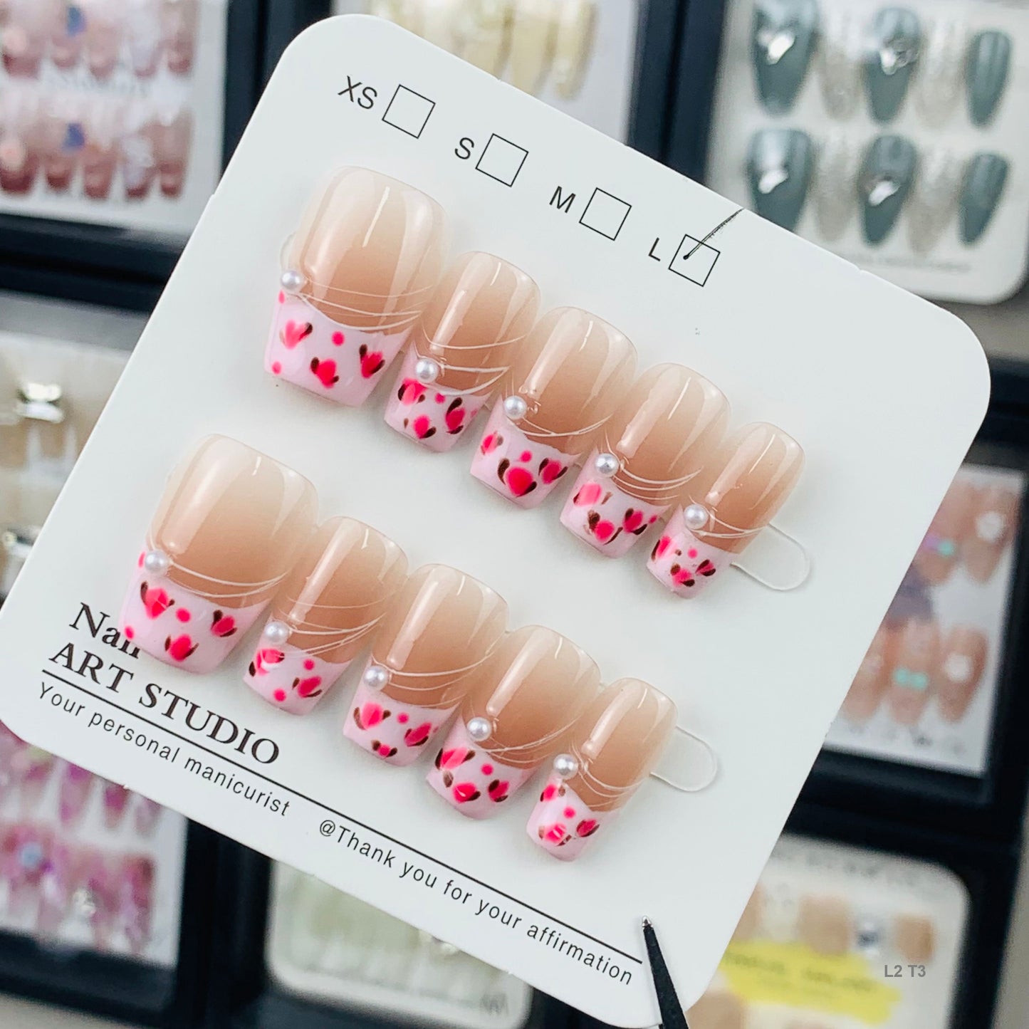 L2 press on nails short nails