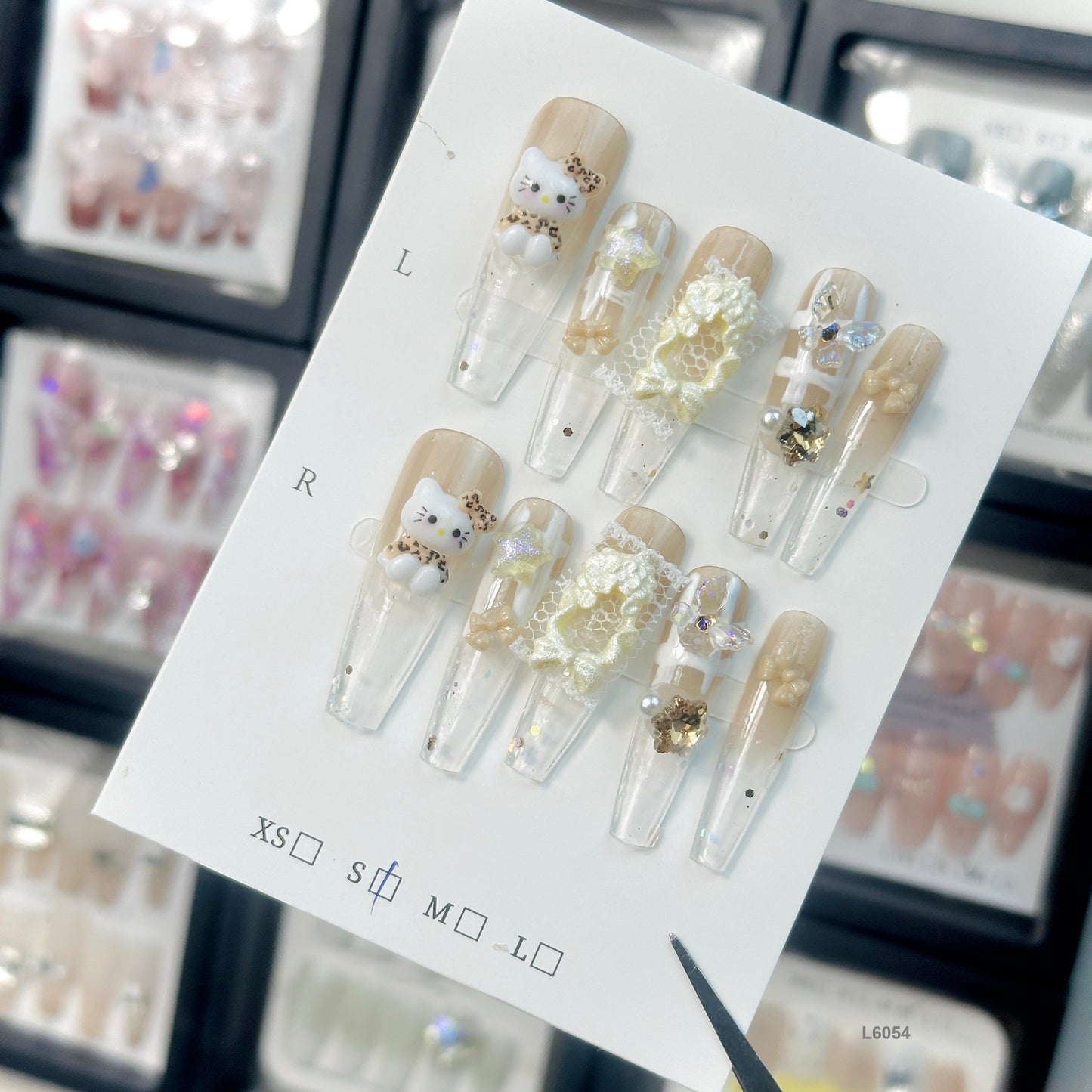 L6054 press on nails