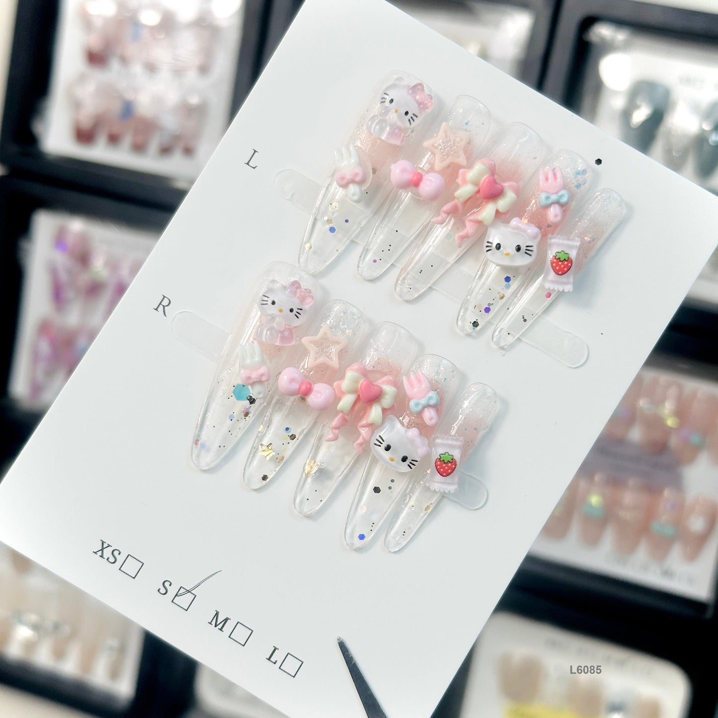 L6085 press on nails