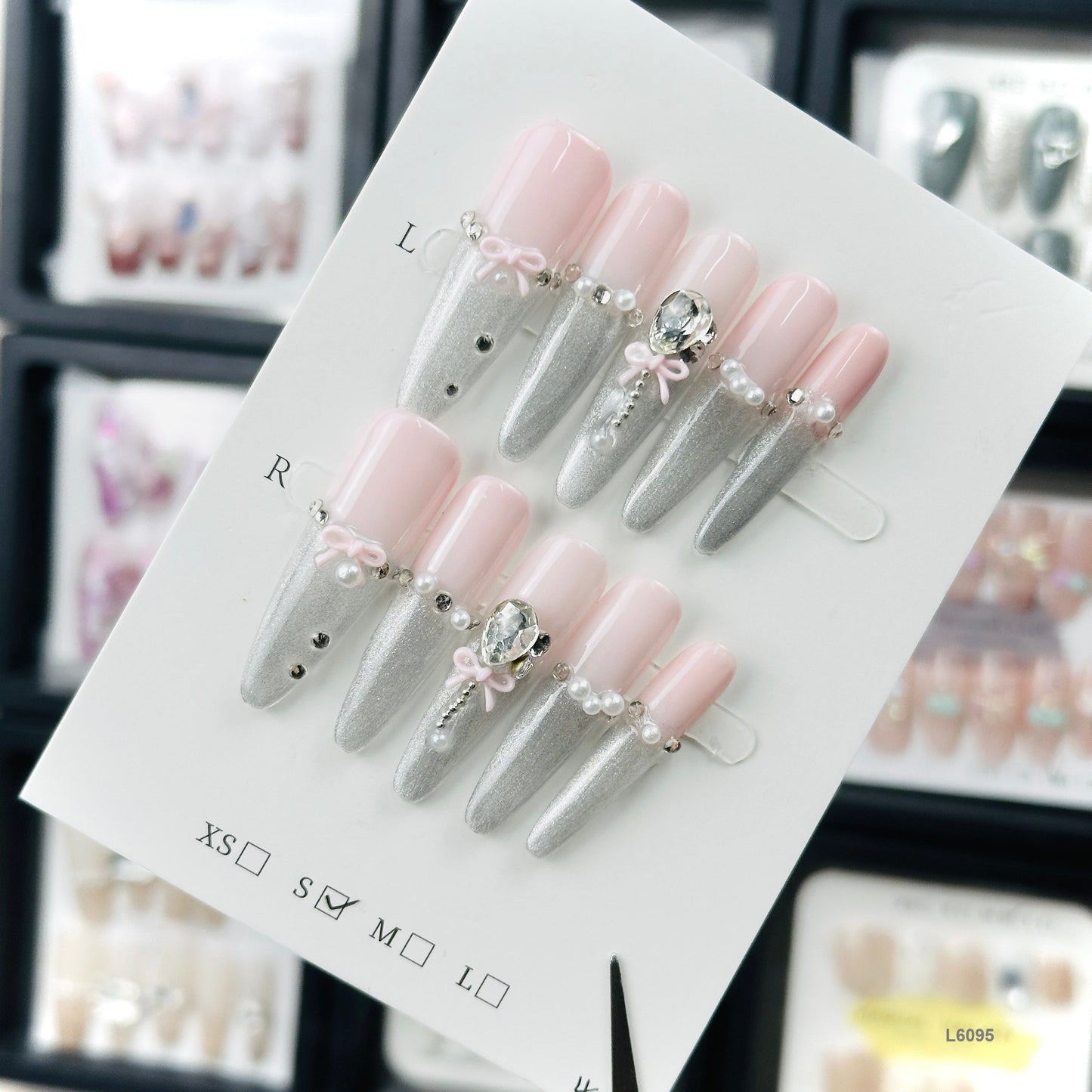 L6095 press on nails