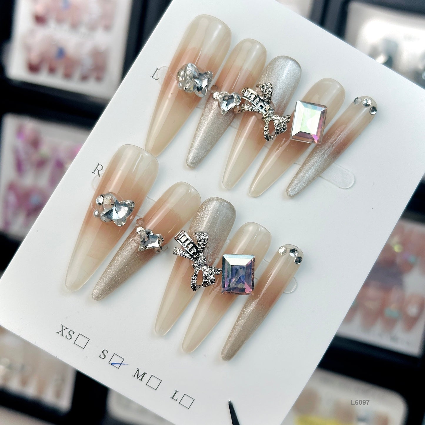 L6097 press on nails