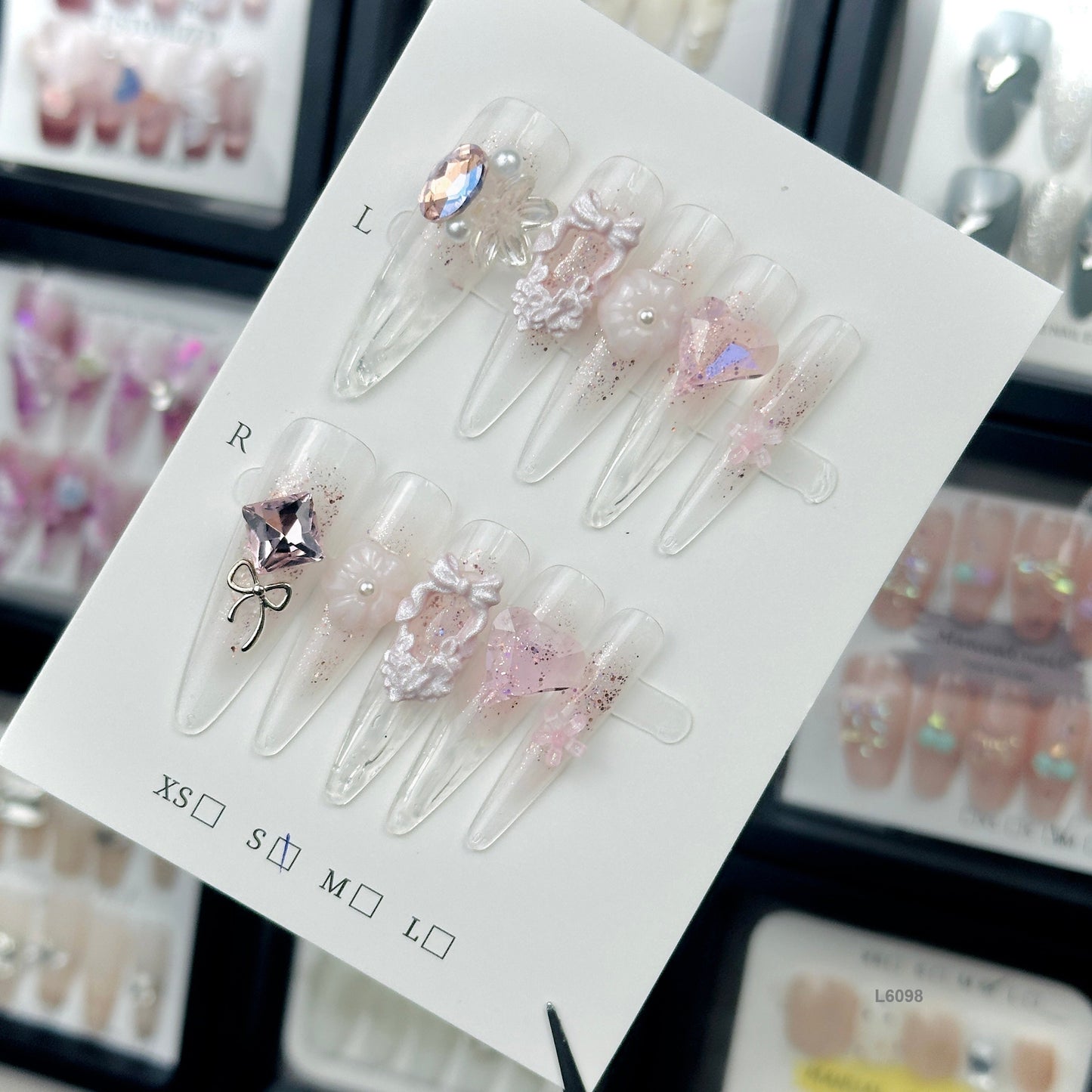 L6098 press on nails