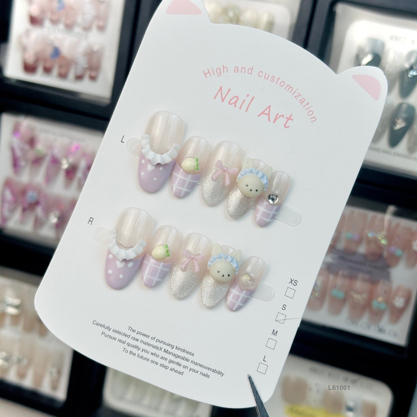 L61001 press on nails