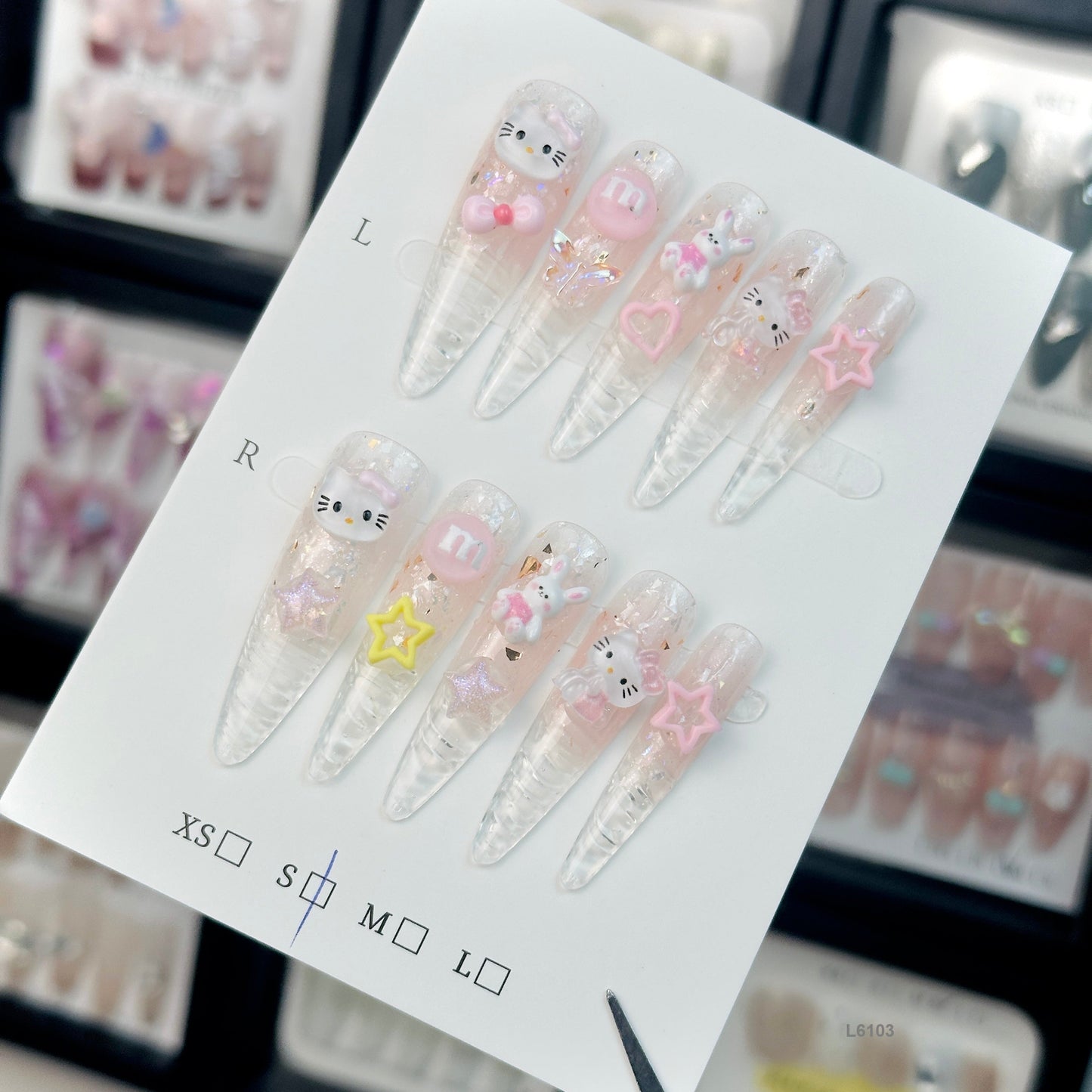 L6103 press on nails