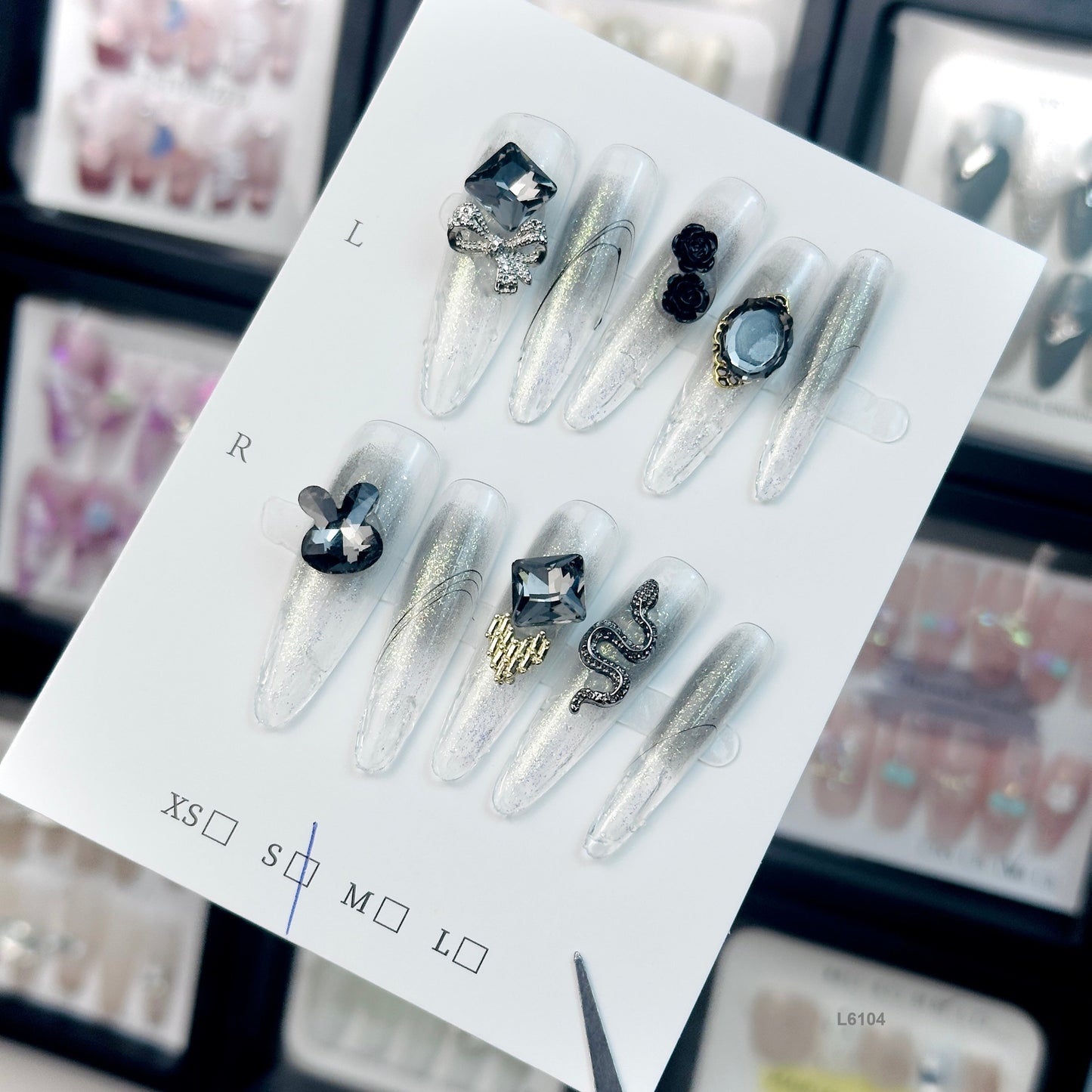 L6104 press on nails