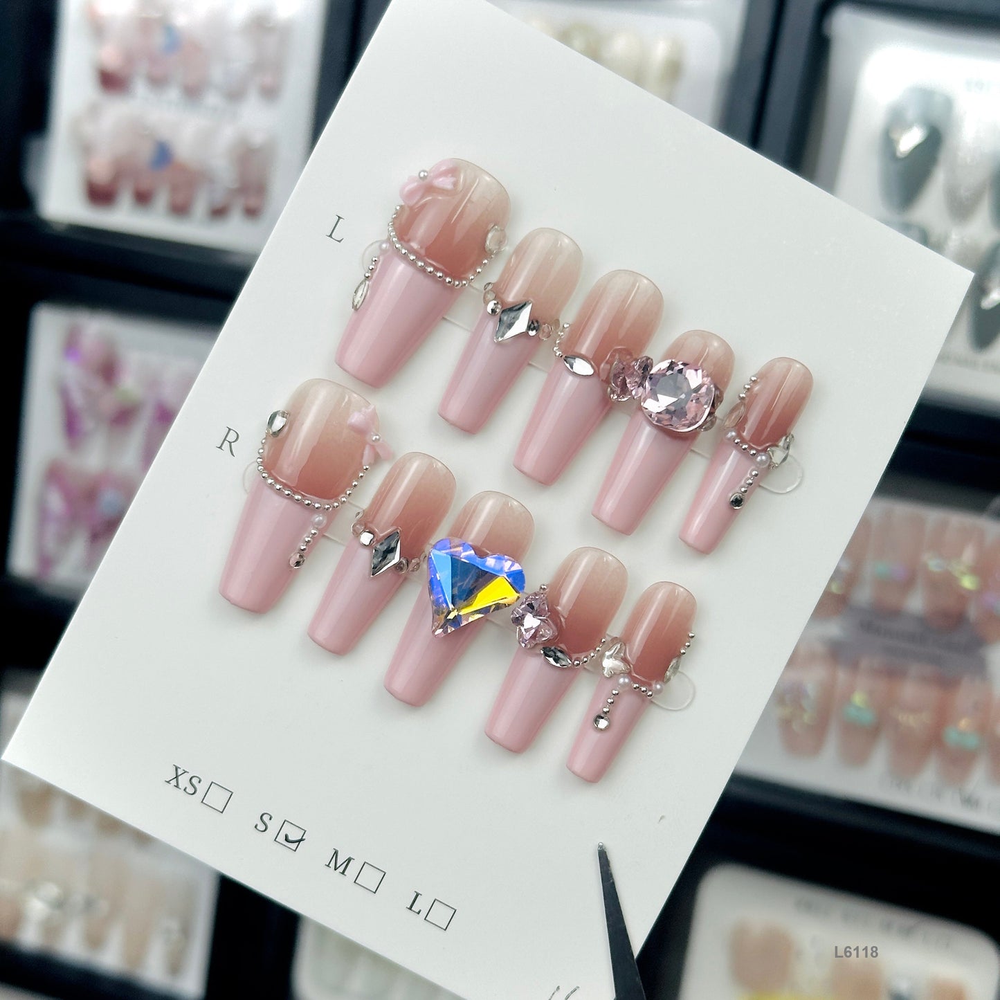 L6118 press on nails