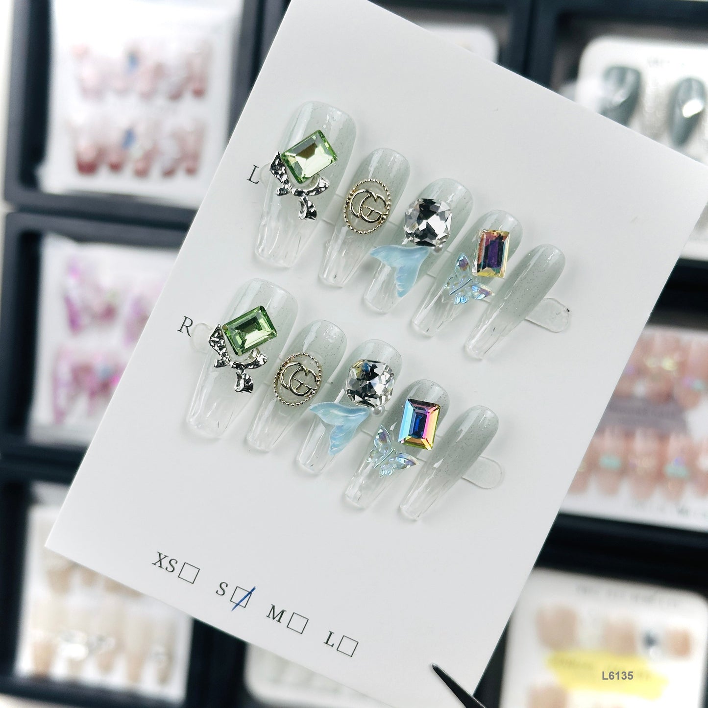 L6135 press on nails