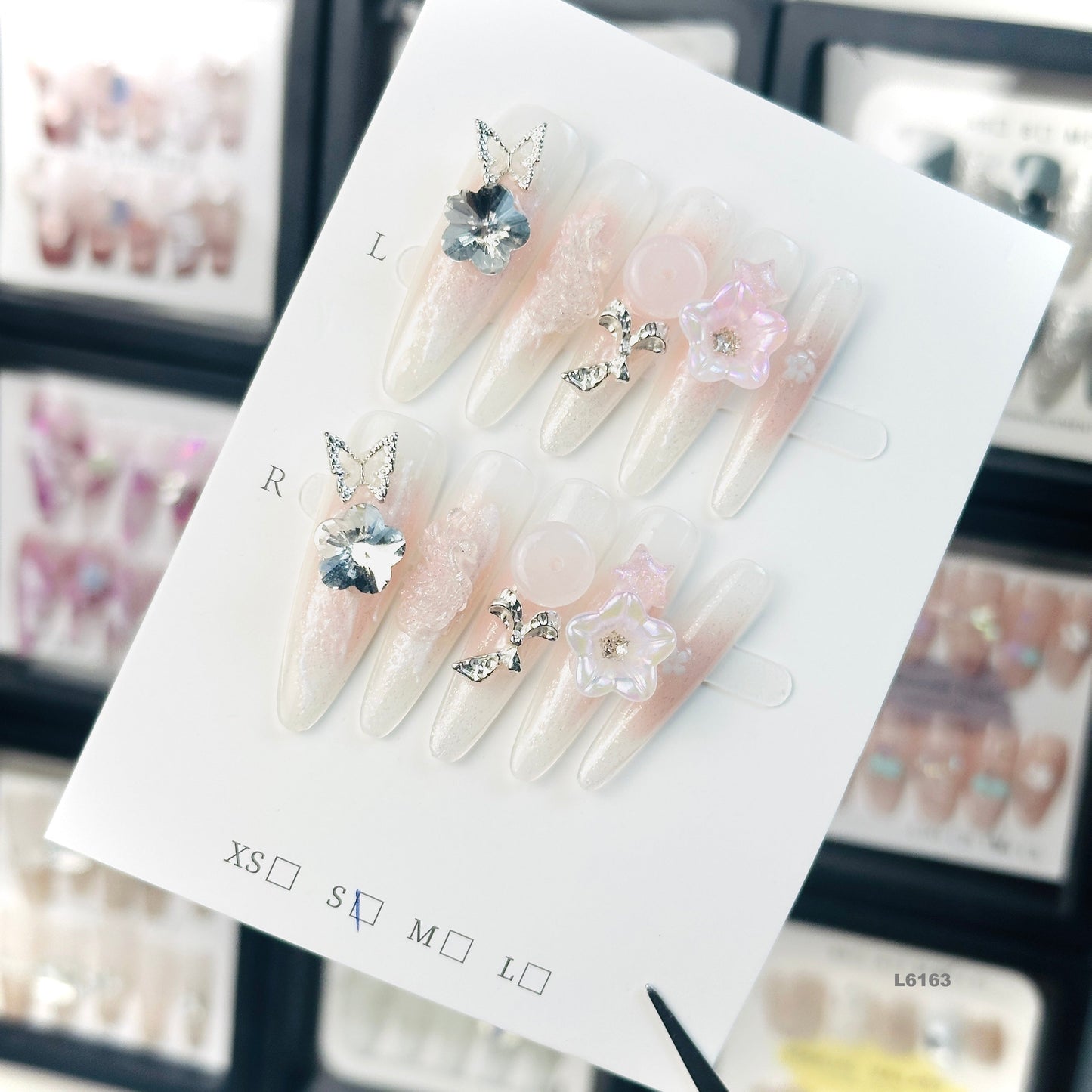 L6163 press on nails