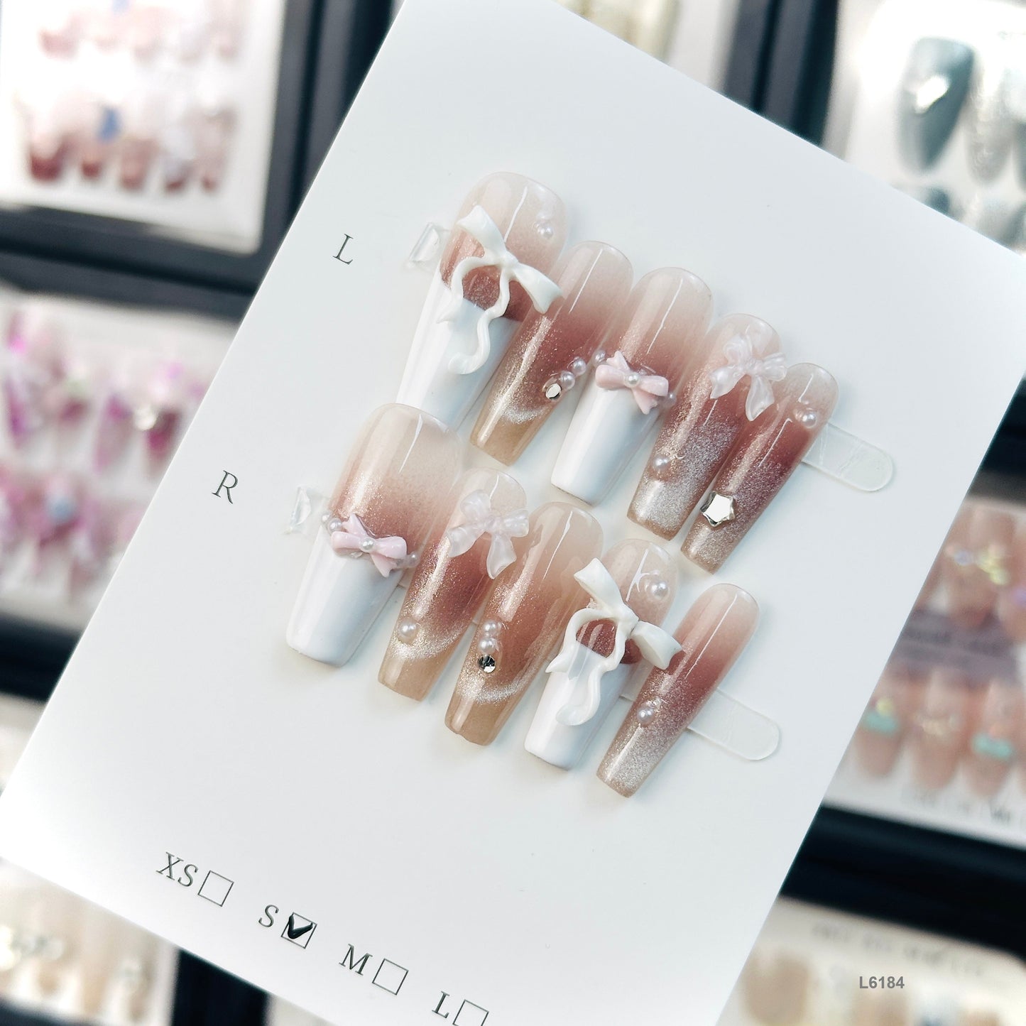 L6184 press on nails