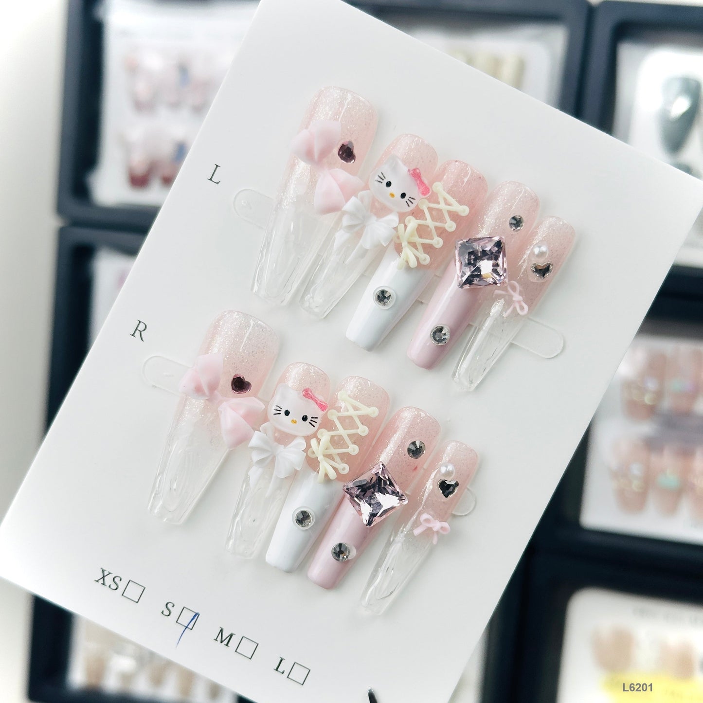 L6201 press on nails