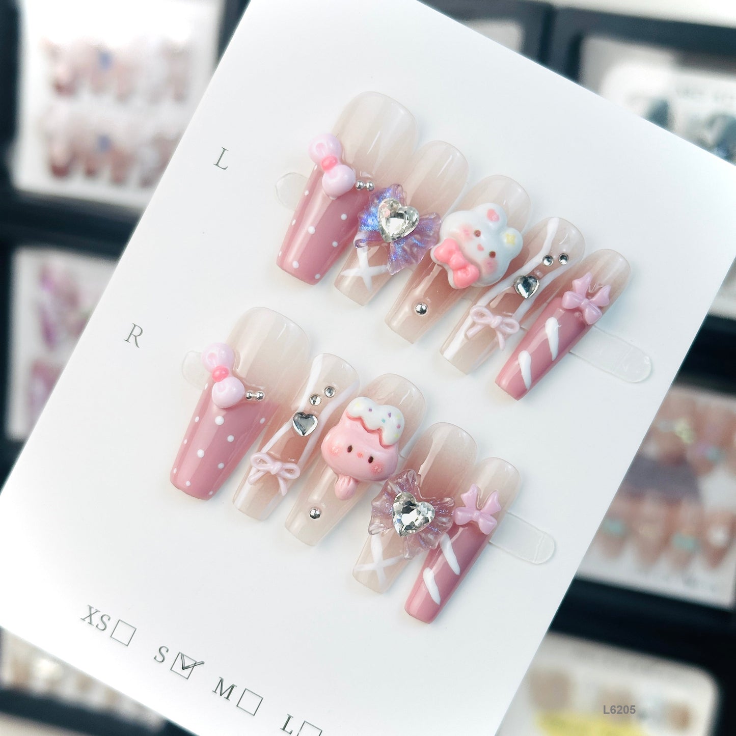 L6205 press on nails