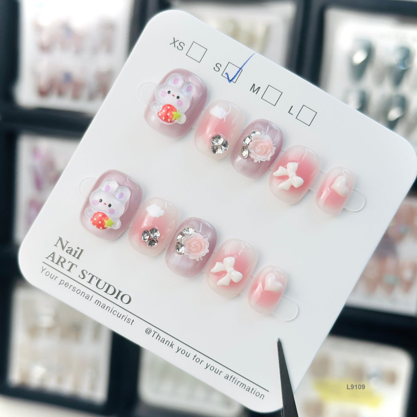 L9109 press on nails