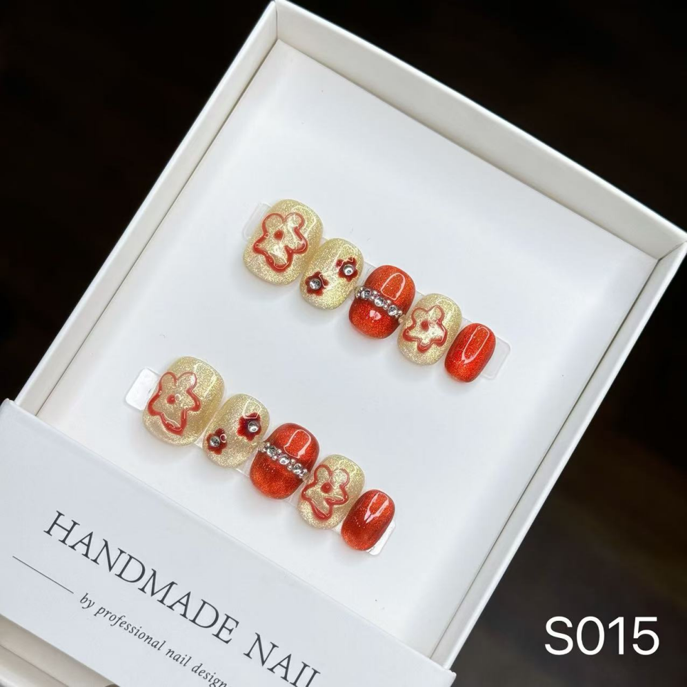 S001-S020--$2 The S series in the Ins style press on nails
