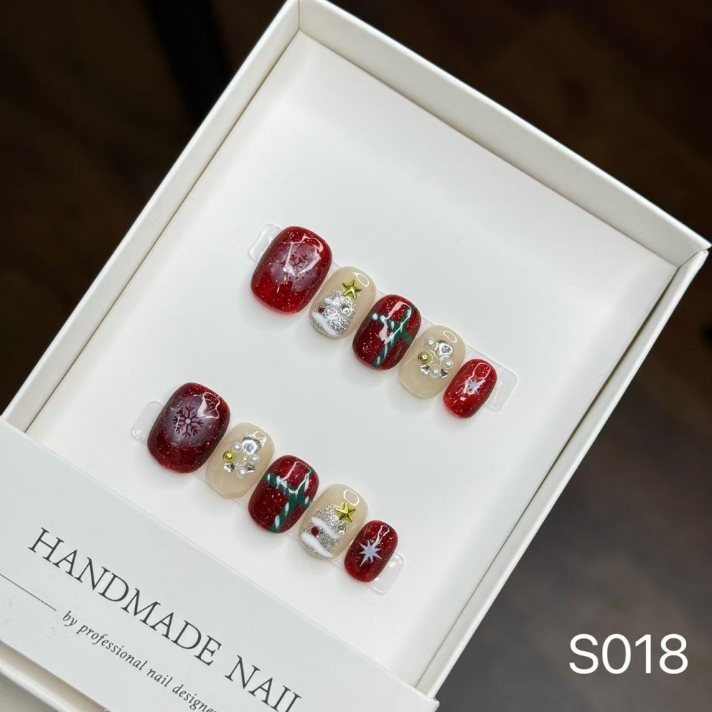 S001-S020--$2 The S series in the Ins style press on nails