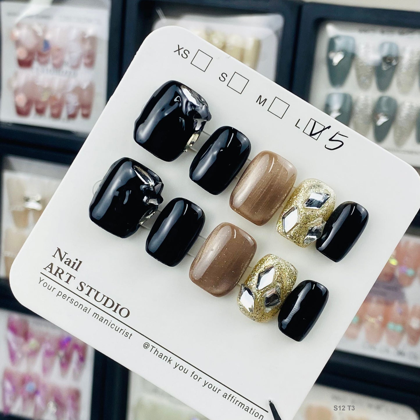 S12 press on nails