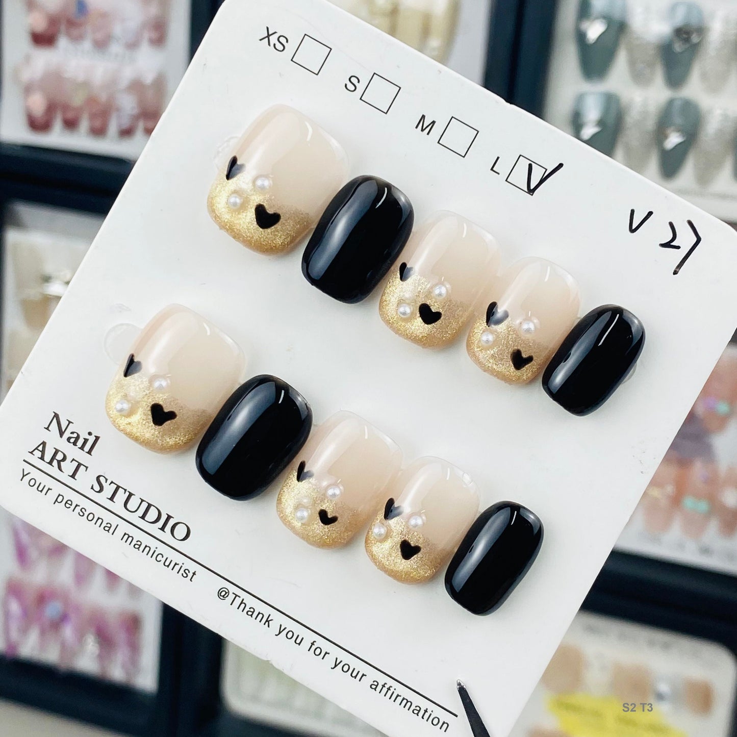 S2 press on nails