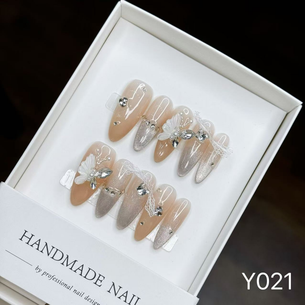 Y001-Y026--$2 Pure Desire Series press on nails