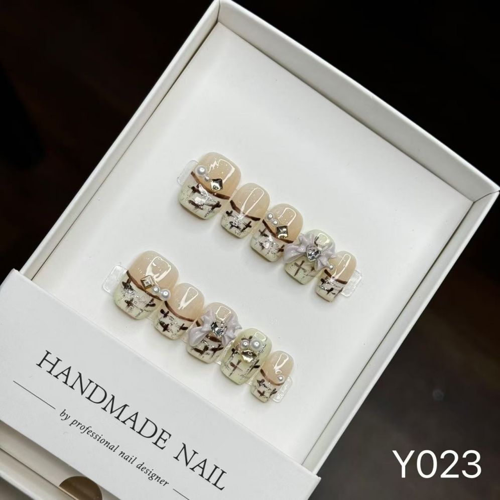 Y001-Y026--$2 Pure Desire Series press on nails