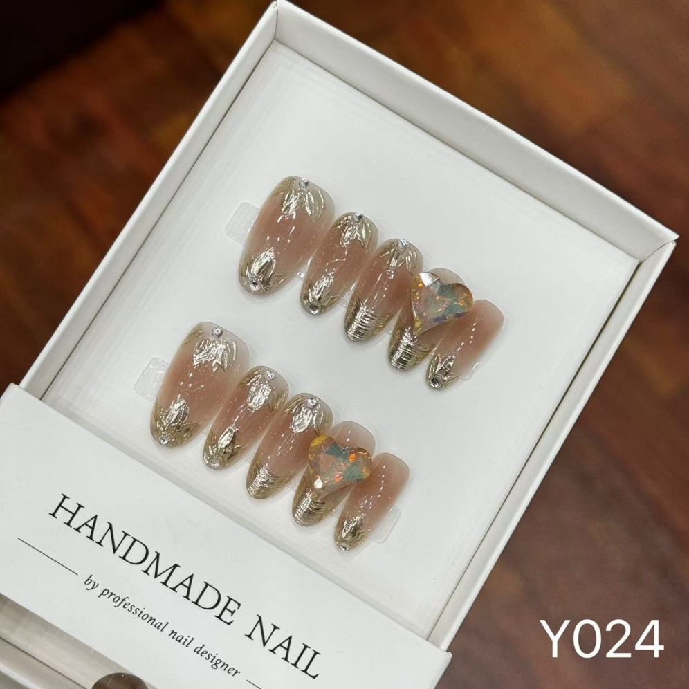 Y001-Y026--$2 Pure Desire Series press on nails