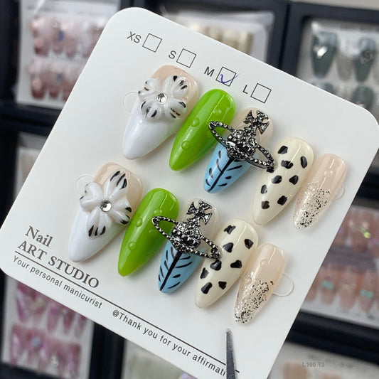 L100 T3 press on nails