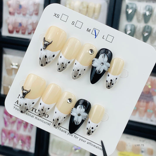 L101 T3 press on nails