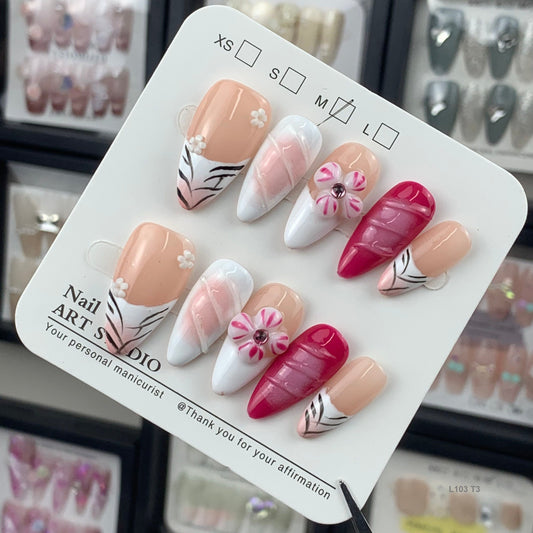 L103 T3 press on nails