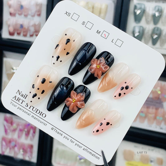 L107 T3 press on nails