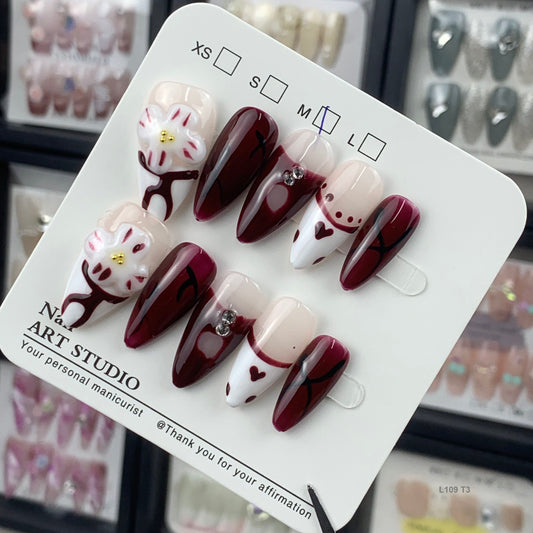 L109 T3 press on nails