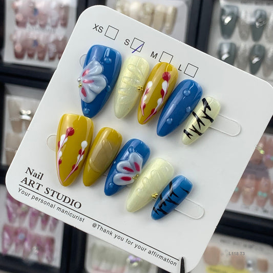 L118 T3 press on nails