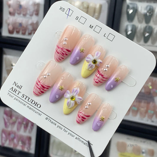 L125 T3 press on nails