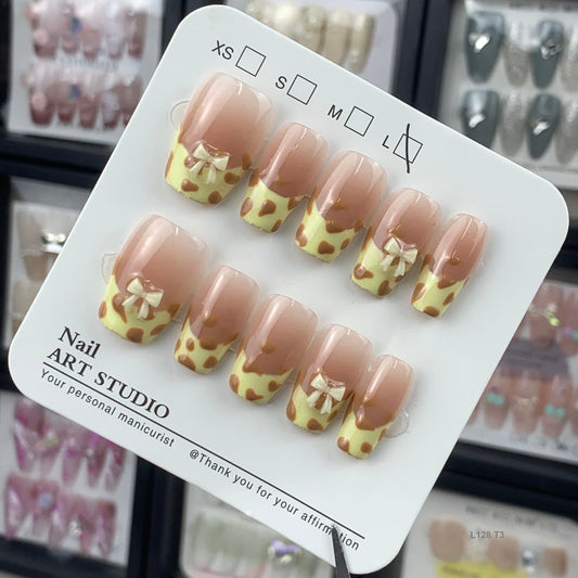 L128 T3 press on nails