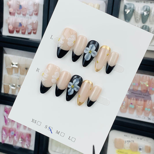 L129 T3 press on nails