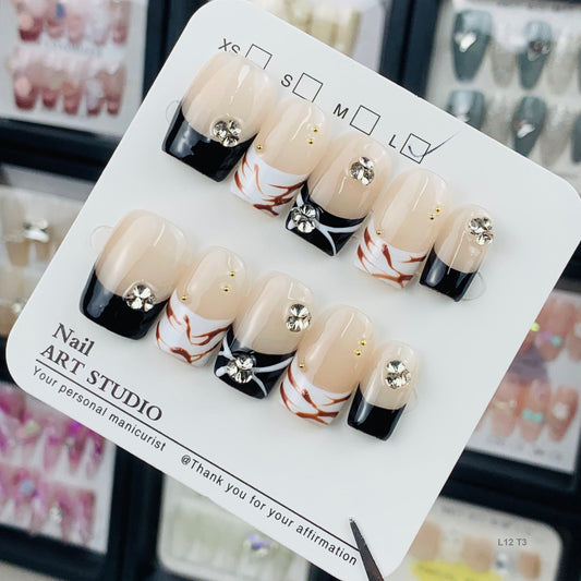 L12 T3 press on nails