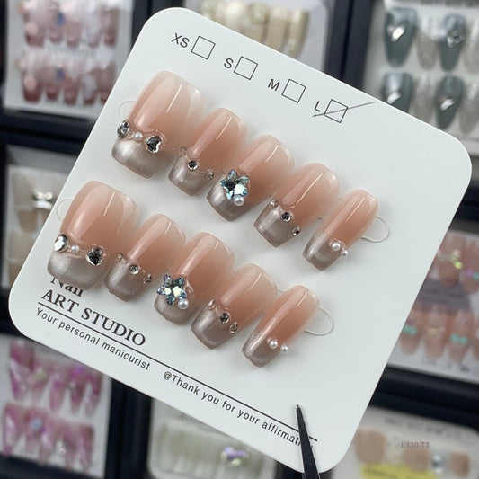 L130 T3 press on nails