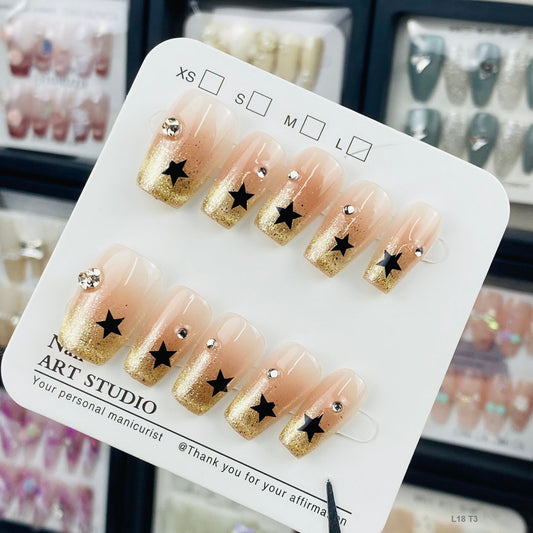 L18 T3 press on nails