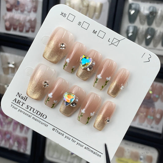 L1 T3 press on nails