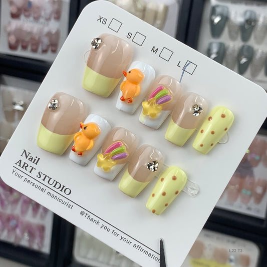 L22 T3 press on nails