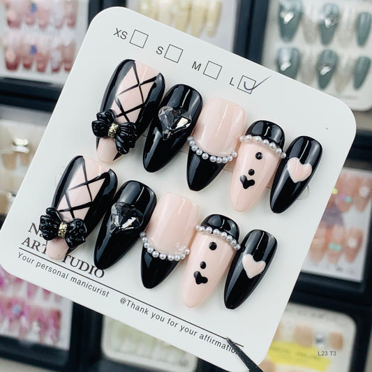 L23 T3 press on nails