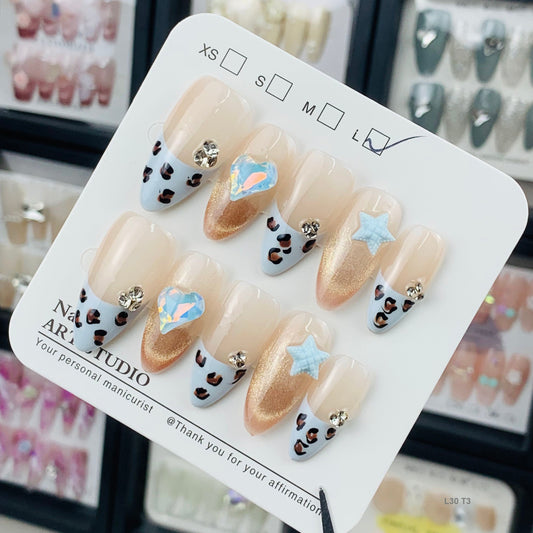 L30 T3 press on nails