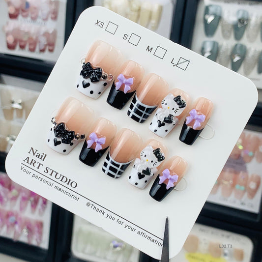 L32 T3 press on nails