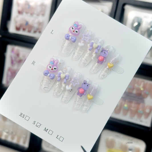 L6058  press on nails