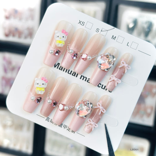 L6061  press on nails