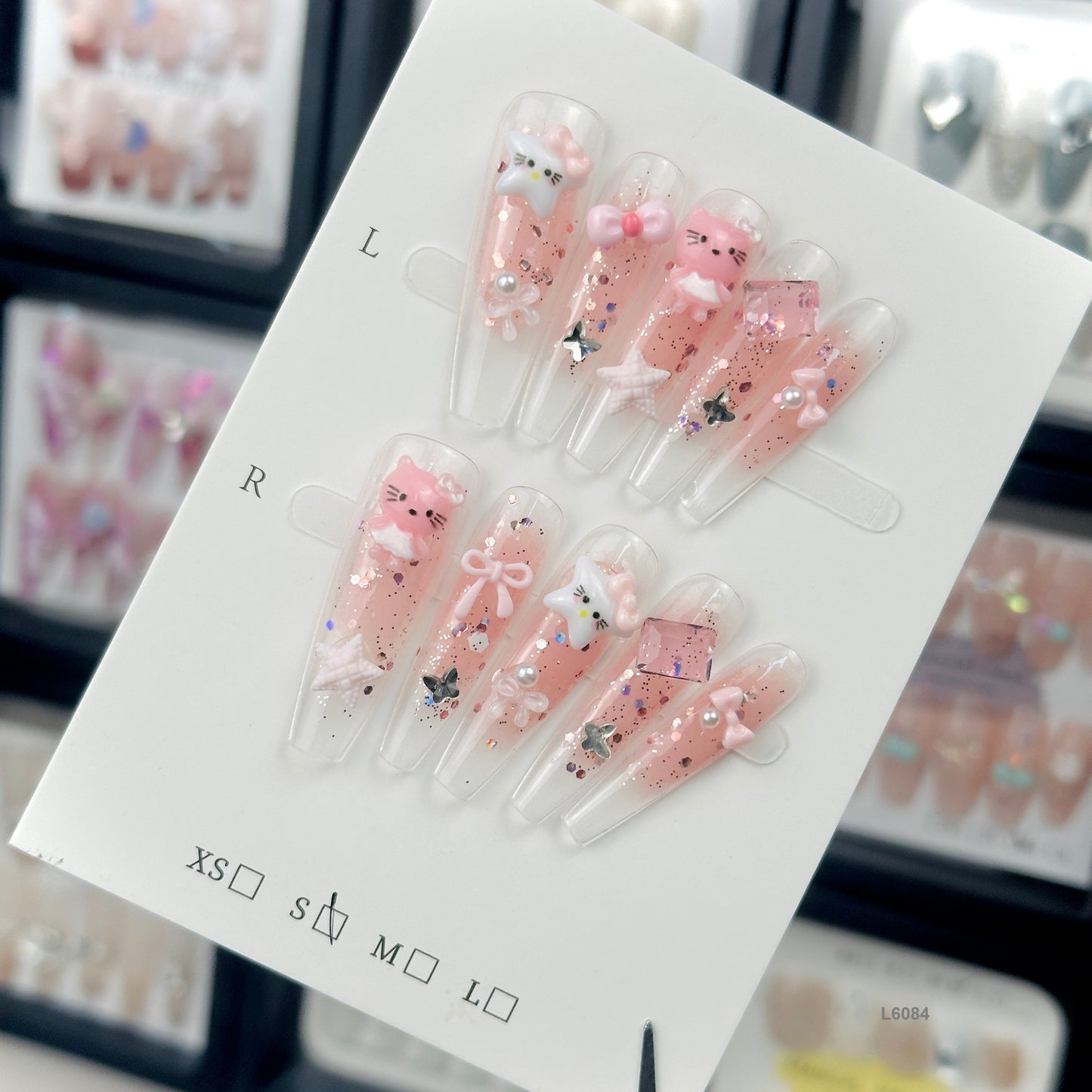 L6084  press on nails