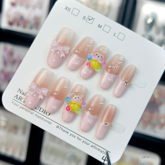 L6111 press on nails