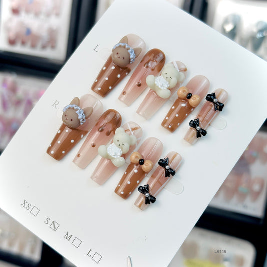 L6116 press on nails